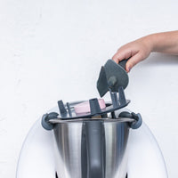 Thermo Baby Bottle Warmer seated in the Thermomix bowl, ready for a bottle
