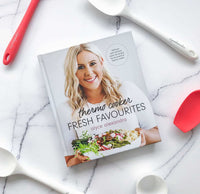 Thermo Cooker Fresh Favourites cookbook for Thermomix, signed copy, front cover