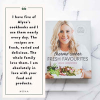 Reader testimonial for the Thermo Cooker Fresh Favourites cookbook
