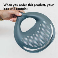 What comes in the box with the Thermo Lid Strainer: the single moulded pour sieve