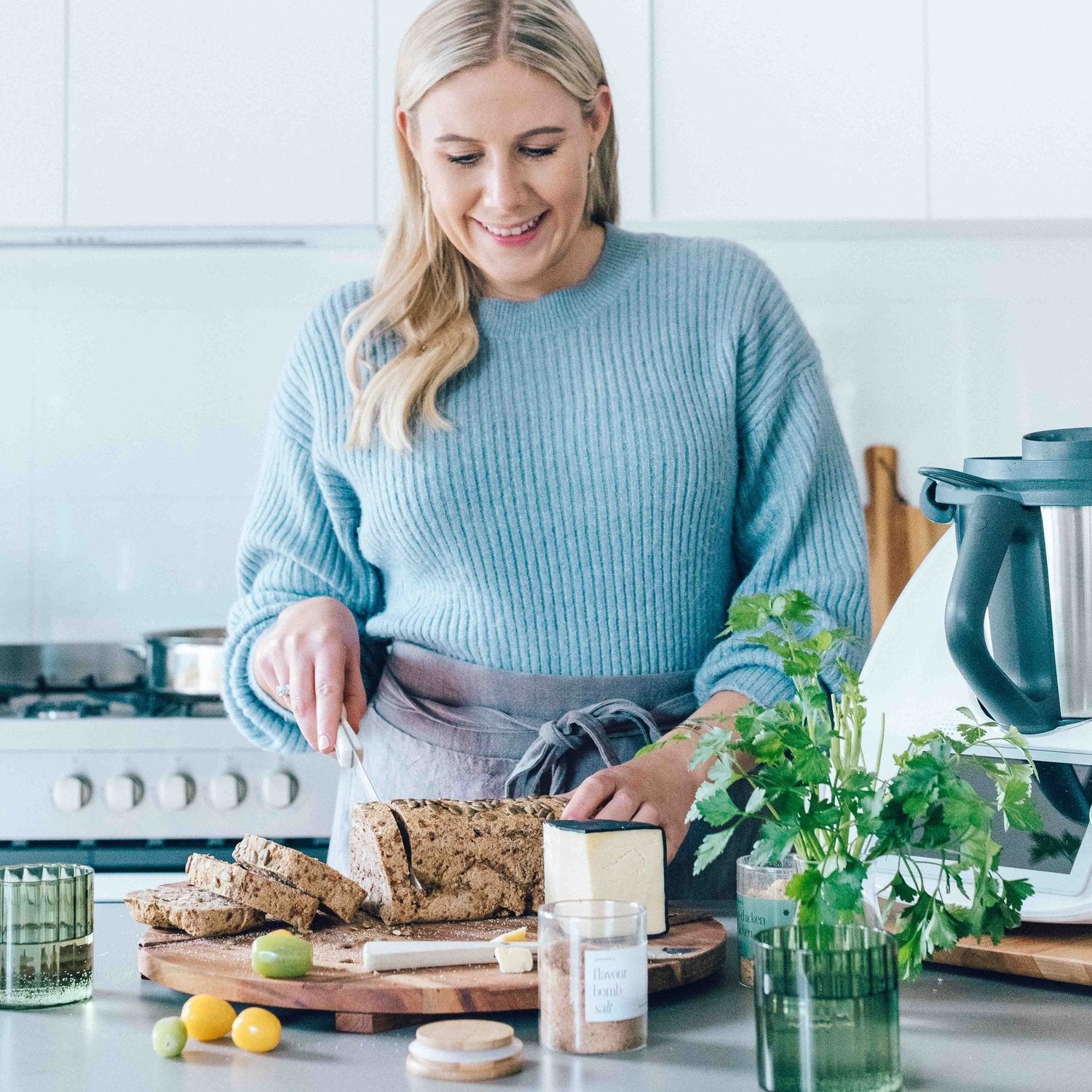 Gluten-free bread baked from Wholesome Gluten-Free Bread for Thermomix