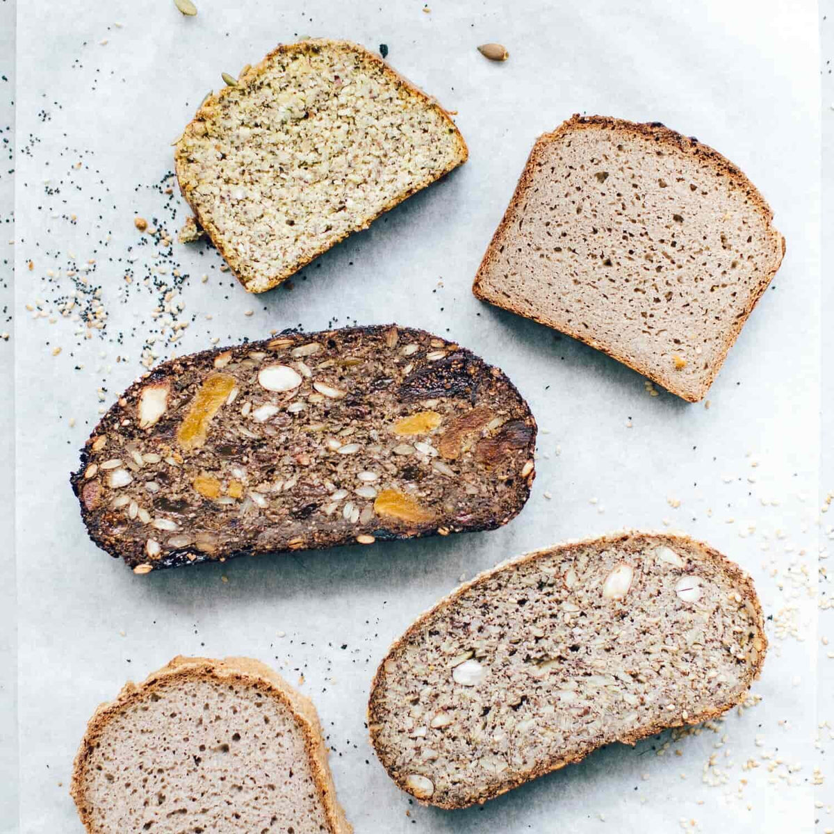 Gluten free bread made with the Thermomix