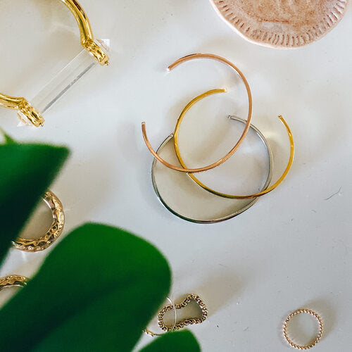 'You Are Amazing' cuff bracelet detail