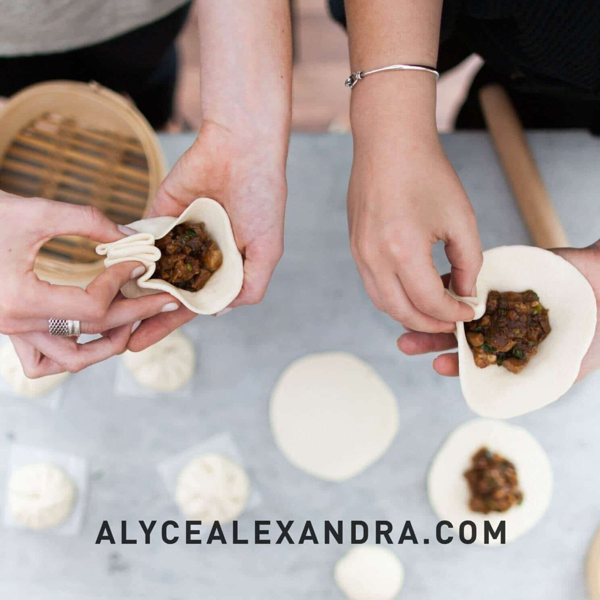 Char siew bao from the Thermomix Yum Cha Class Booklet